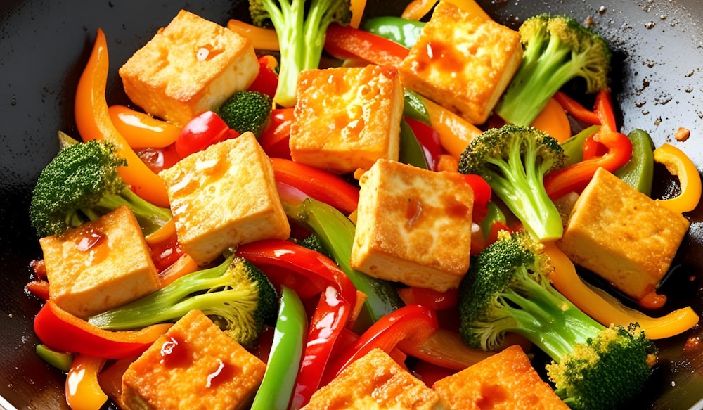 Tofu Pfanne mit Gemüse
